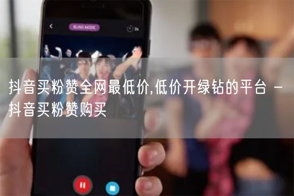 抖音买粉赞全网最低价,低价开绿钻的平台 - 抖音买粉赞购买