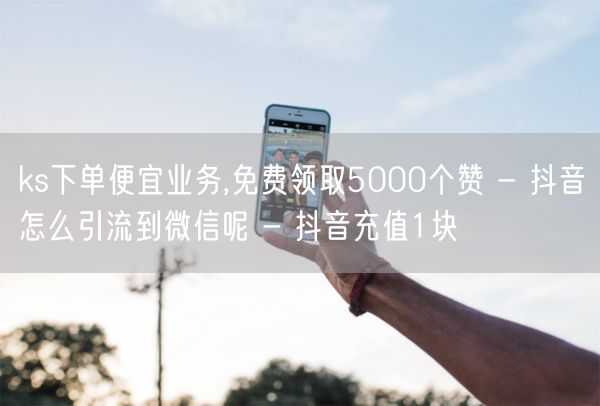 ks下单便宜业务,免费领取5000个赞 - 抖音怎么引流到微信呢 - 抖音充值1